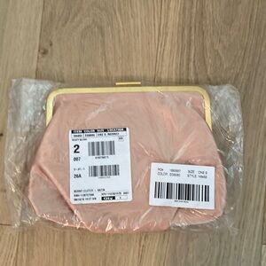 J.Crew satin clutch . BRAND NEW